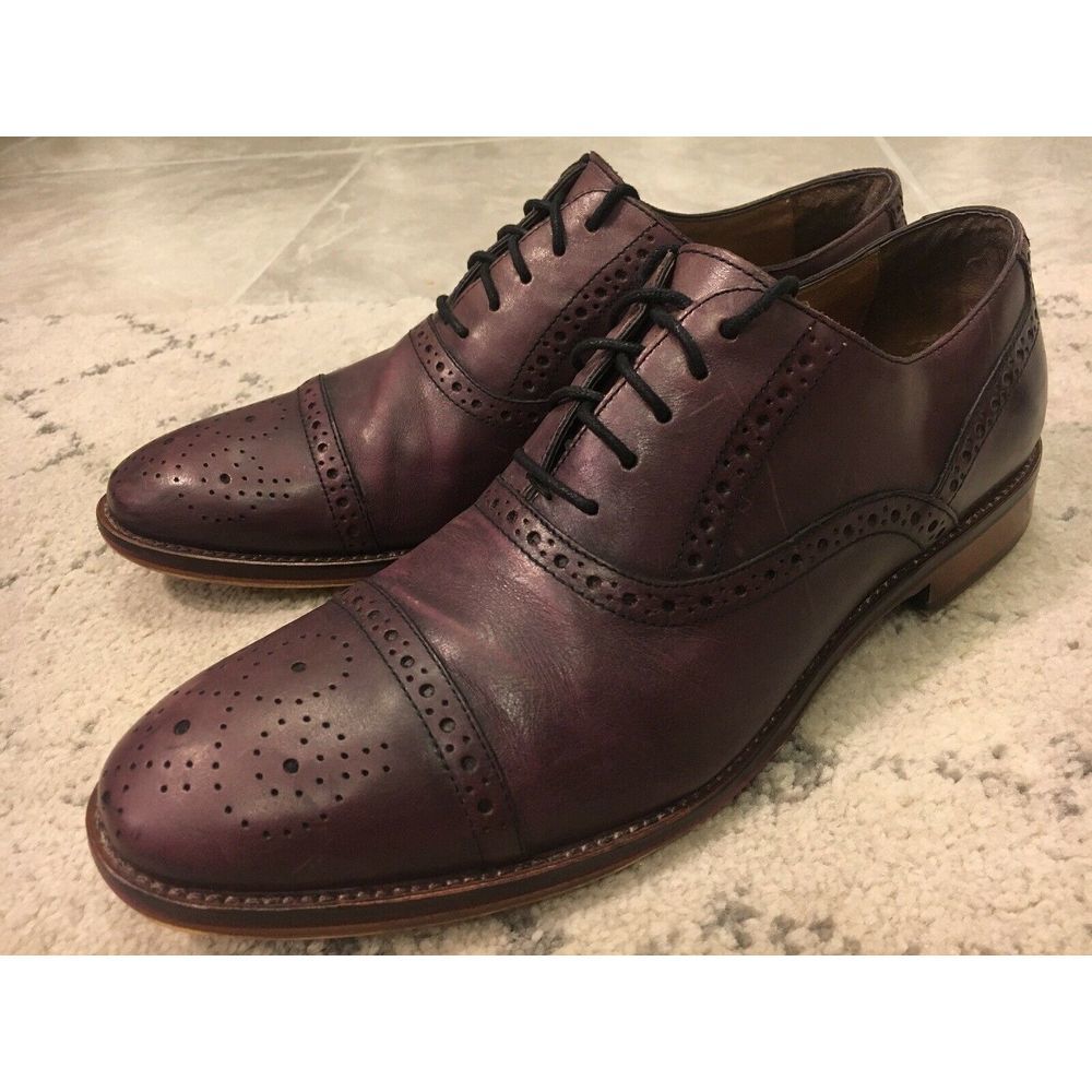 Johnston & Murphy Conard Shoes Leather Cap Toe - image 8